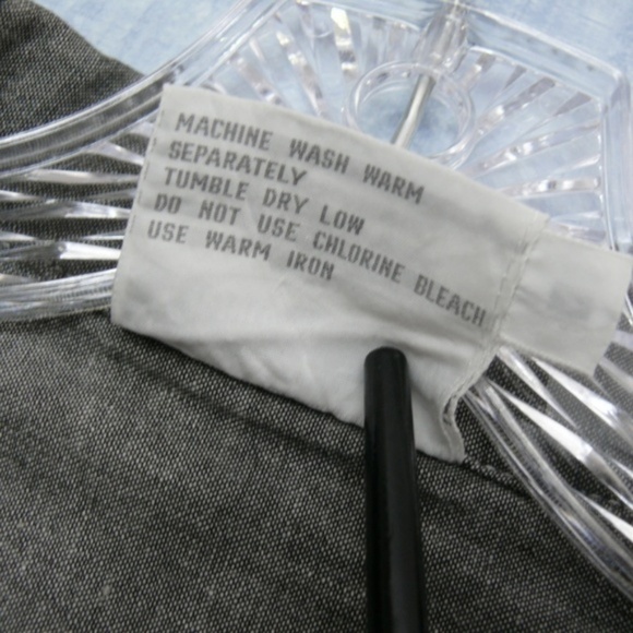 Pierre Cardin Shirt Medium Button Down Gray Cotton Collared Vintage - Picture 4 of 11